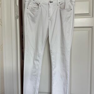 rag & bone Women's Straight Leg White Jeans